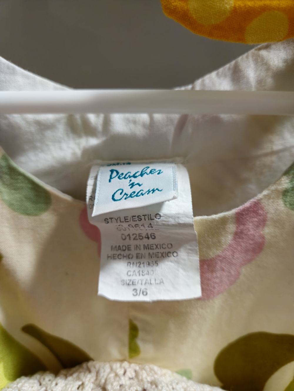 Vintage Peaches & Cream